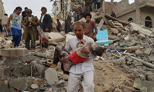 masacre de la agresión saudí en Yemen España seguirá adelante con la venta de bombas láser a Arabia Saudita